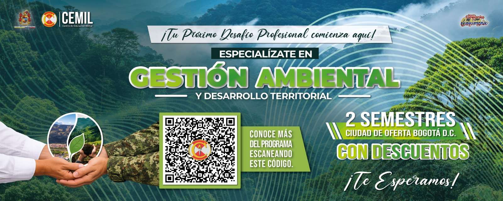 CEMIL abre convocatoria para docentes de la Especialización en Gestión Ambiental y Desarrollo Territorial